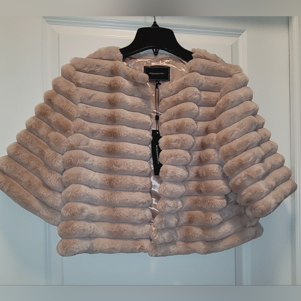 BCBGMAXAZRIA SHORT JACKET WOMEN L Rose